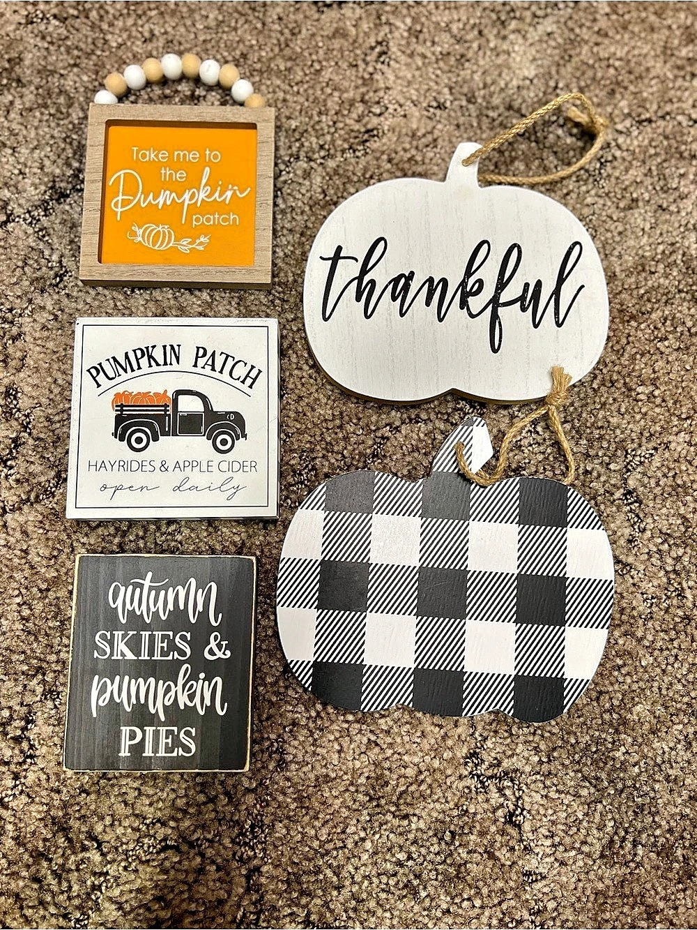 Fall Pumpkin Signs Bundle